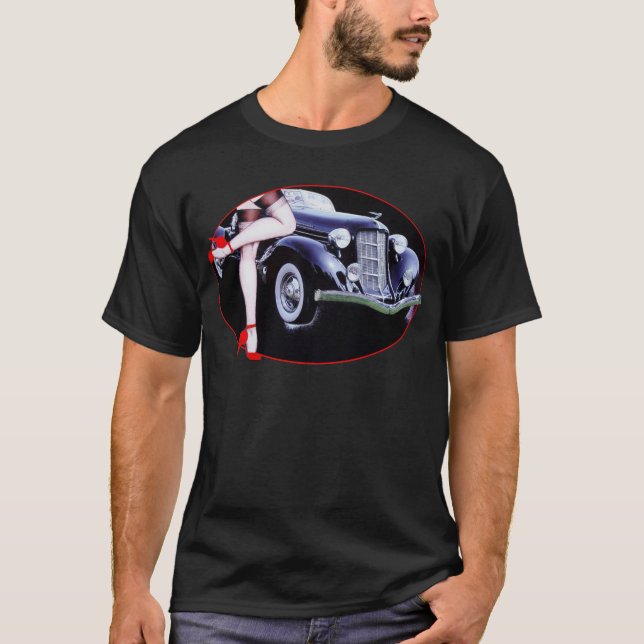 Camiseta El tacón alto rojo del coche de Speedster calza (Anverso)