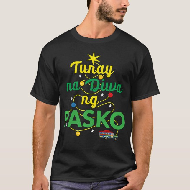 Camiseta El Tagalog Filipinas Espíritu De Navidades (Anverso)