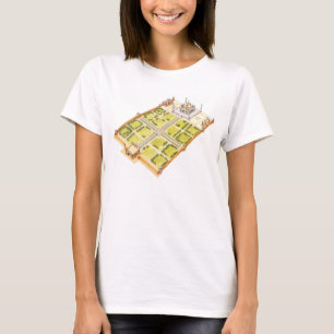 Camiseta El Taj Mahal. Adra la India. Tumba y jardines
