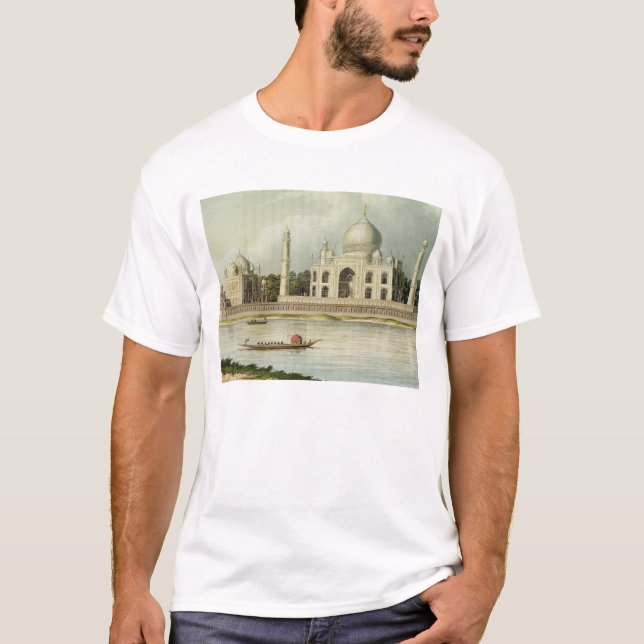 Camiseta El Taj Mahal, tumba del emperador Shah Jehan y (Anverso)