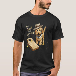 Camiseta El Talento Ha Llegado A Cornhole Goldendoodle