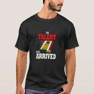 Camiseta El talento ha llegado al jugador de Cornhole Papa