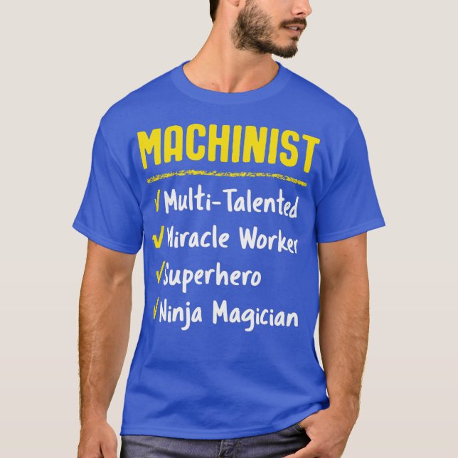 Camiseta El talentoso regalo de superhéroe de trabajo mecan (Anverso)