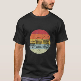 Camiseta El tamaño de la lente retro importa la fotografía