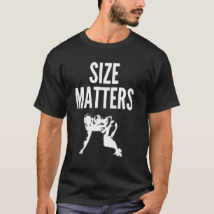 Camiseta El tamaño de los elementos de Linemen importa para