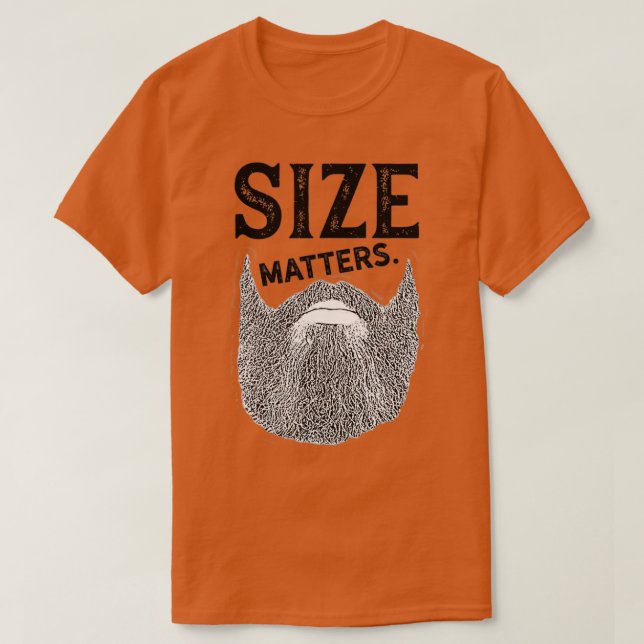 Camiseta El tamaño importa (Diseño del anverso)