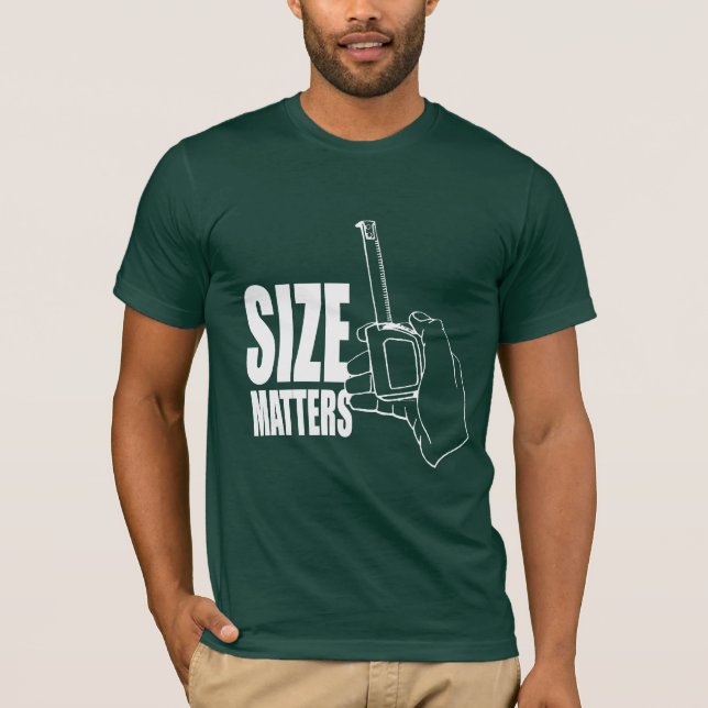 Camiseta El tamaño importa (Anverso)