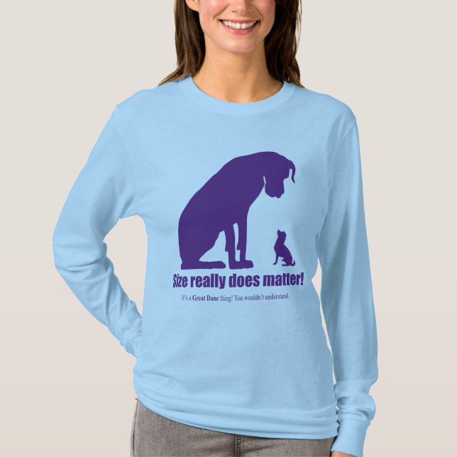 Camiseta El tamaño sí importa (Anverso)