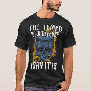 Camiseta El Tambor De Tambor De Vintage El Tempo Es Lo Que