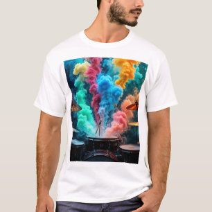 Camiseta El tambor golpea la explosión