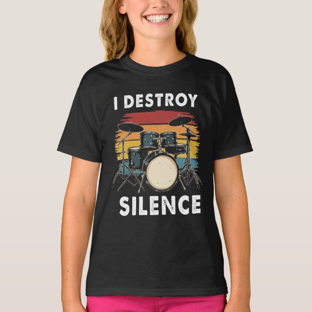 Camiseta El tambor que destruyo el tambor de silencio (Anverso)