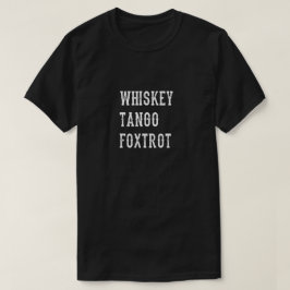 Camiseta El tango del whisky Foxtrot
