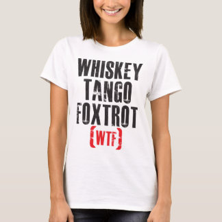 Camiseta El tango del whisky Foxtrot - WTF - negro