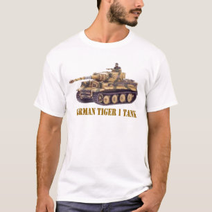 CAMISETA EL TANQUE ALEMÁN DEL TIGRE 1