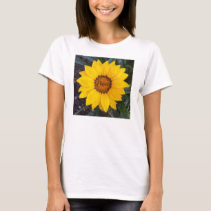 Camiseta El tanque de la flor de la paz