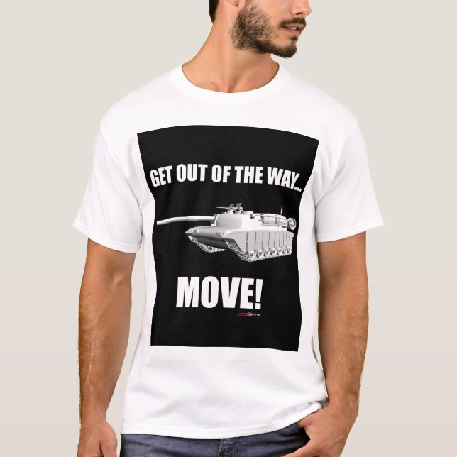 Camiseta el tanque de los abrams del movimiento II (Anverso)