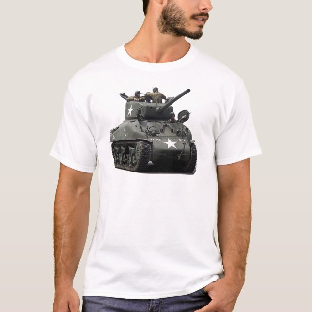 Camiseta El tanque de M4 Sherman (Anverso)