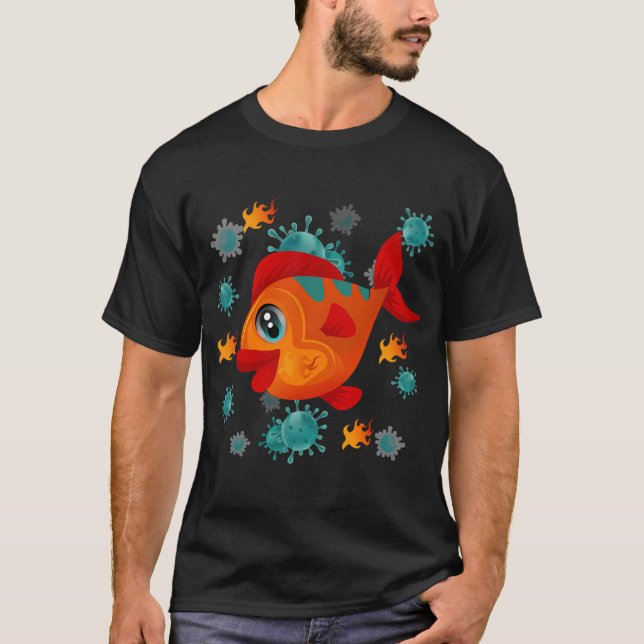 Camiseta El tanque de peces (Anverso)