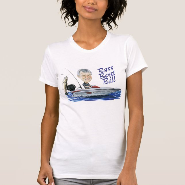Camiseta El tanque del barco de las mujeres bajas de Bill (Anverso)