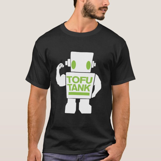 Camiseta El tanque del queso de soja el androide del (Anverso)