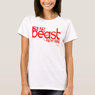 Camiseta El tanque del rojo de la Ella-Bestia
