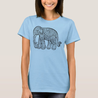 Camiseta "El tanque del tirante de espagueti del ELEFANTE