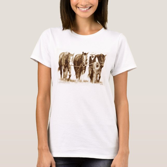 Camiseta El tanque del vaquero (Anverso)