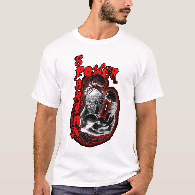 Camiseta El tanque espartano del poder (Anverso)
