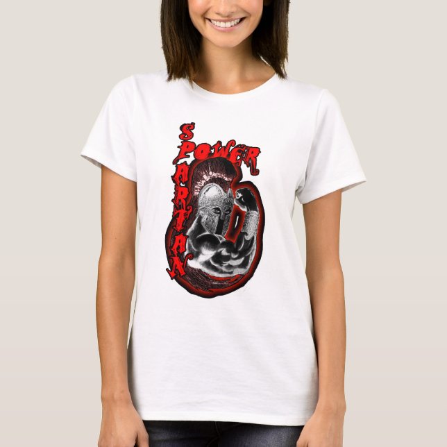Camiseta El tanque espartano del poder de las mujeres (Anverso)