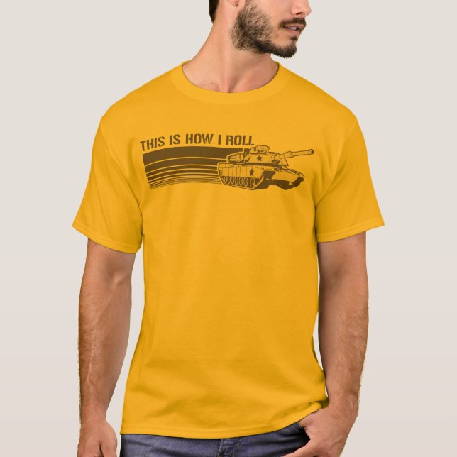 Camiseta El tanque, éste es cómo ruedo (Anverso)