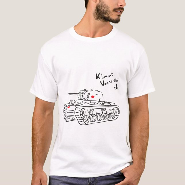Camiseta El tanque pesado KV-1 (Anverso)