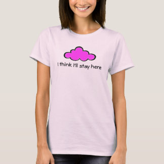 Camiseta El tanque rosado de la nube