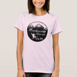 Camiseta El tanque rosado del arte de la snowboard de