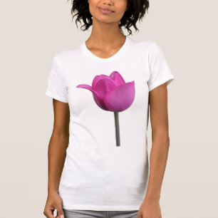Camiseta El tanque rosado del tulipán