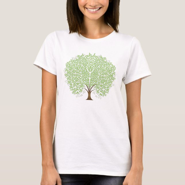 Camiseta El tanque verde del árbol (Anverso)