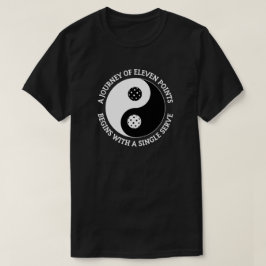 Camiseta El Tao del Pickleball | Divertido Yin Yang Pickleb