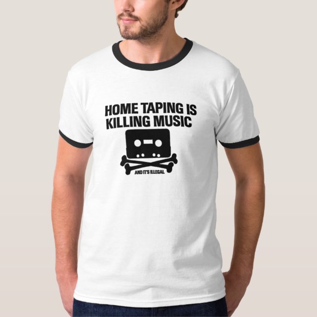 Camiseta El Taping casero está matando a música (Anverso)