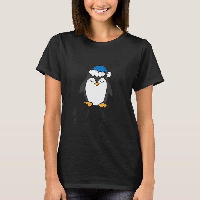 Camiseta El Tarde perezoso del Pingüino es mejor tarde que  (Anverso)