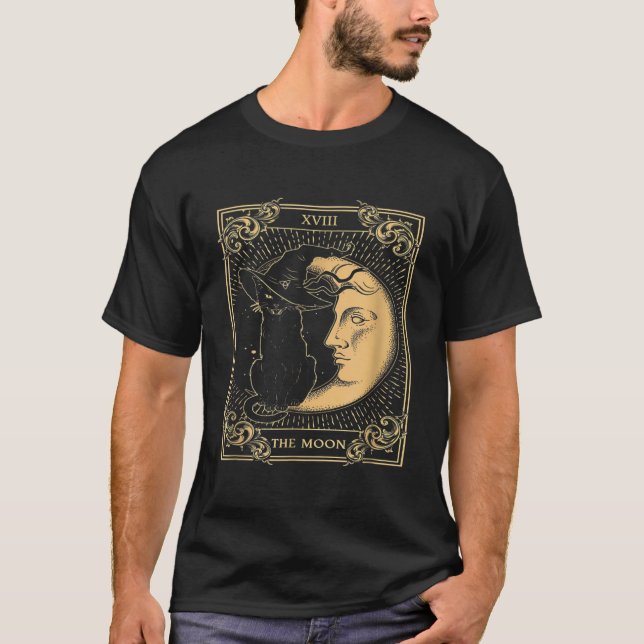 Camiseta El tarot de la luna XVII inspiró al Gorra de bruja (Anverso)