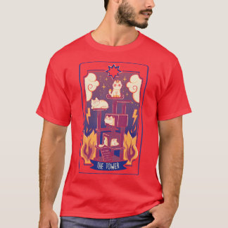 Camiseta El Tarot de la Torre del Gato por Tobe Fonseca