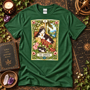 Camiseta El Tarot del Gato de la Emperatriz - Abundancia y