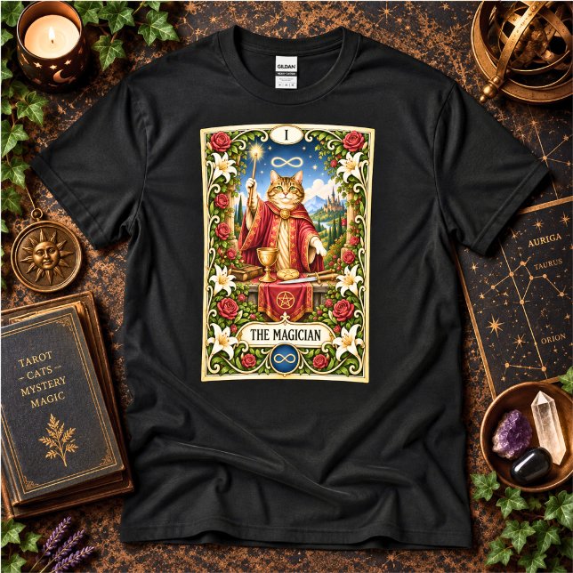 Camiseta El Tarot del Gato Mago - Poder y Potencial (Subido por el creador)