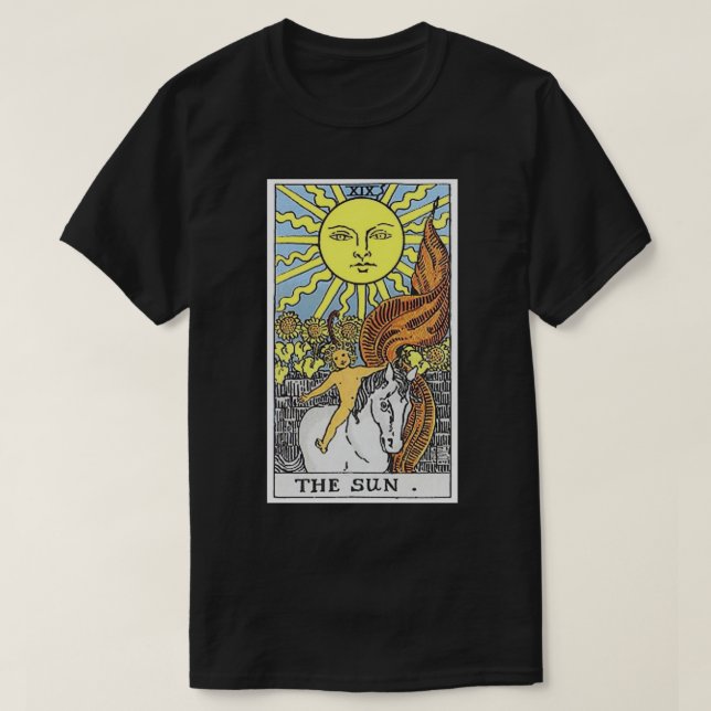 Camiseta El tarot del sol (Diseño del anverso)
