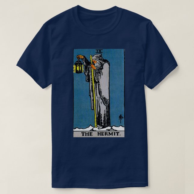 Camiseta El tarot ermitaño (Diseño del anverso)