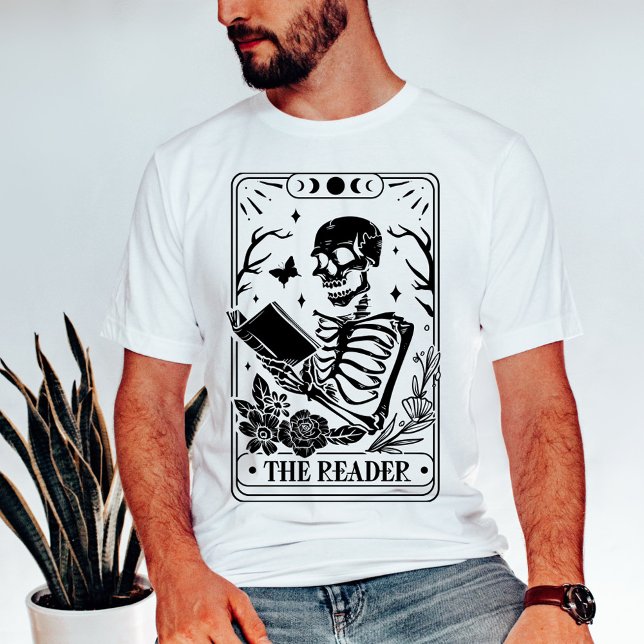 Camiseta El Tarot Esqueleto Lector (Subido por el creador)