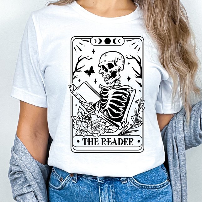 Camiseta El Tarot Esqueleto Lector (Subido por el creador)