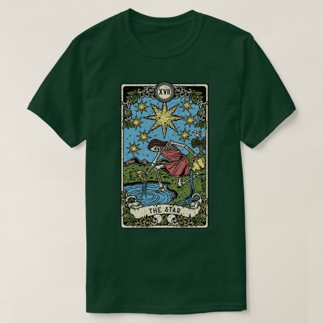 Camiseta El Tarot gótico del I Fortune Teller (Diseño del anverso)