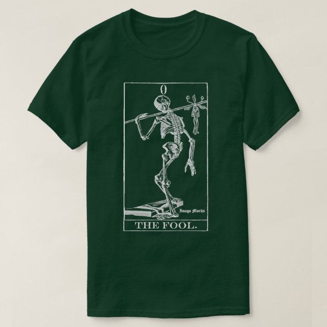 Camiseta El tarot tonto 0 (Diseño del anverso)