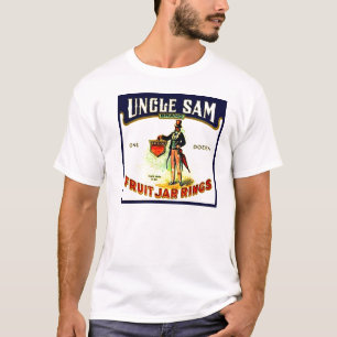 Camiseta El tarro de la fruta del tío Sam del vintage suen