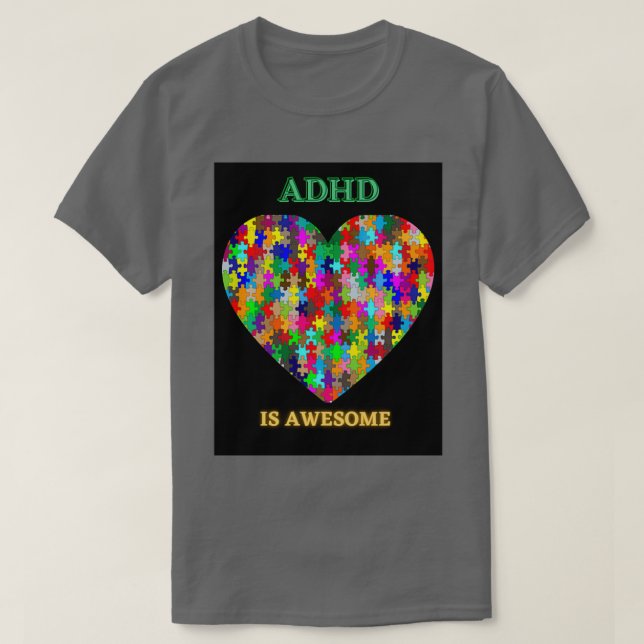 Camiseta El TDAH es indeseable (Diseño del anverso)